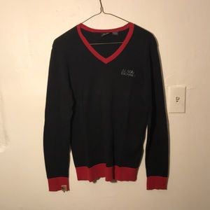 Armani Exchange Black/red long sleeve with logo